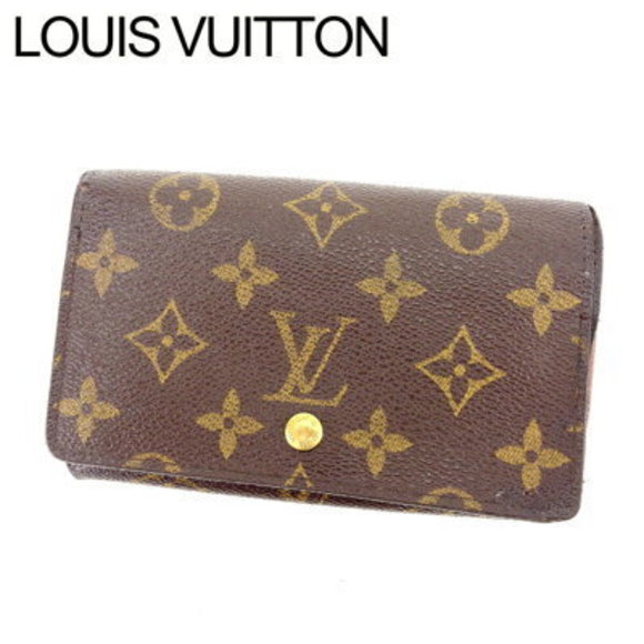 Louis Vuitton zipper bifold Wallet Porte Monnaie Vieux Tresor brown - Picture 1 of 6